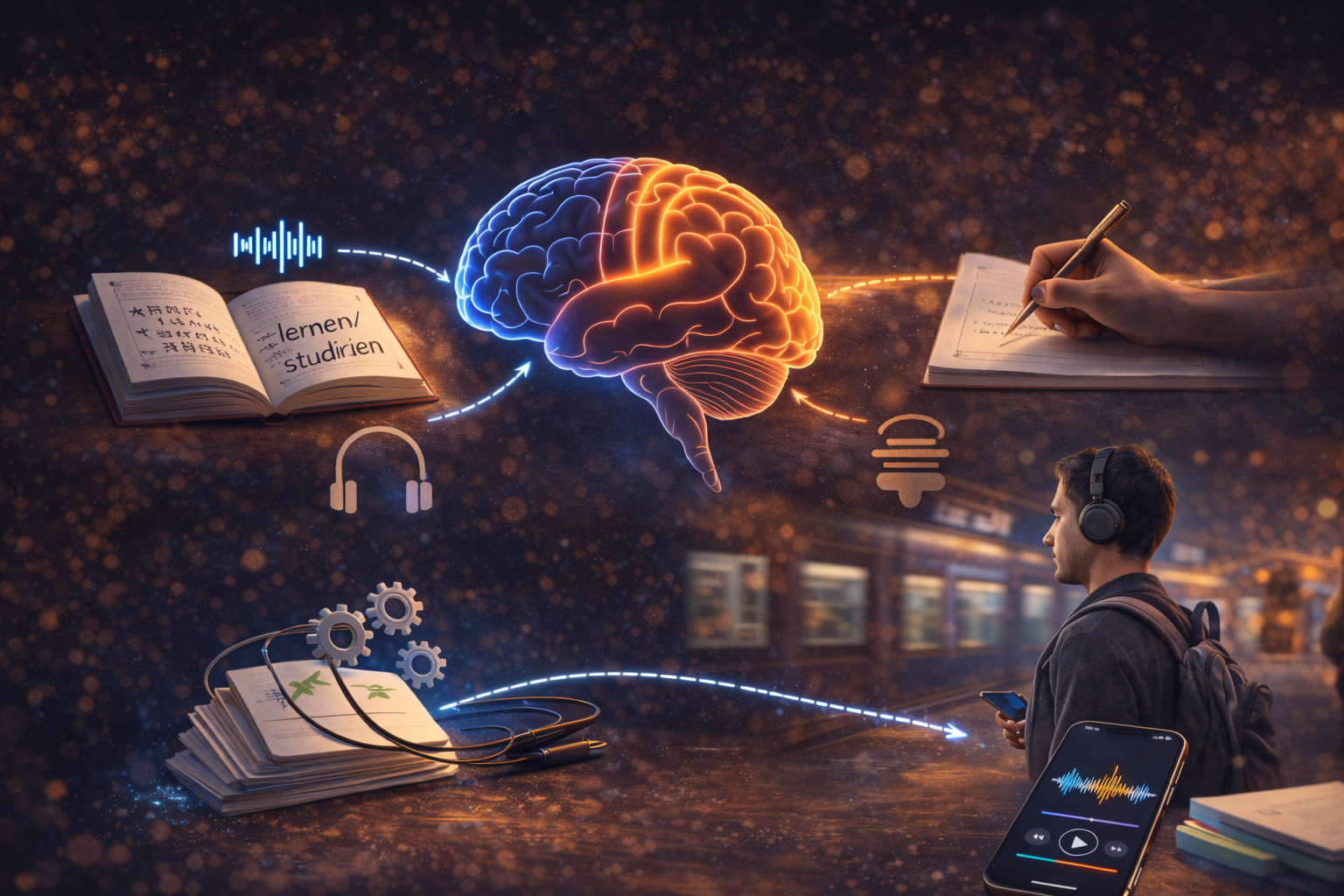 Visualisierung zum Nutzen von Audio beim Vokabellernen